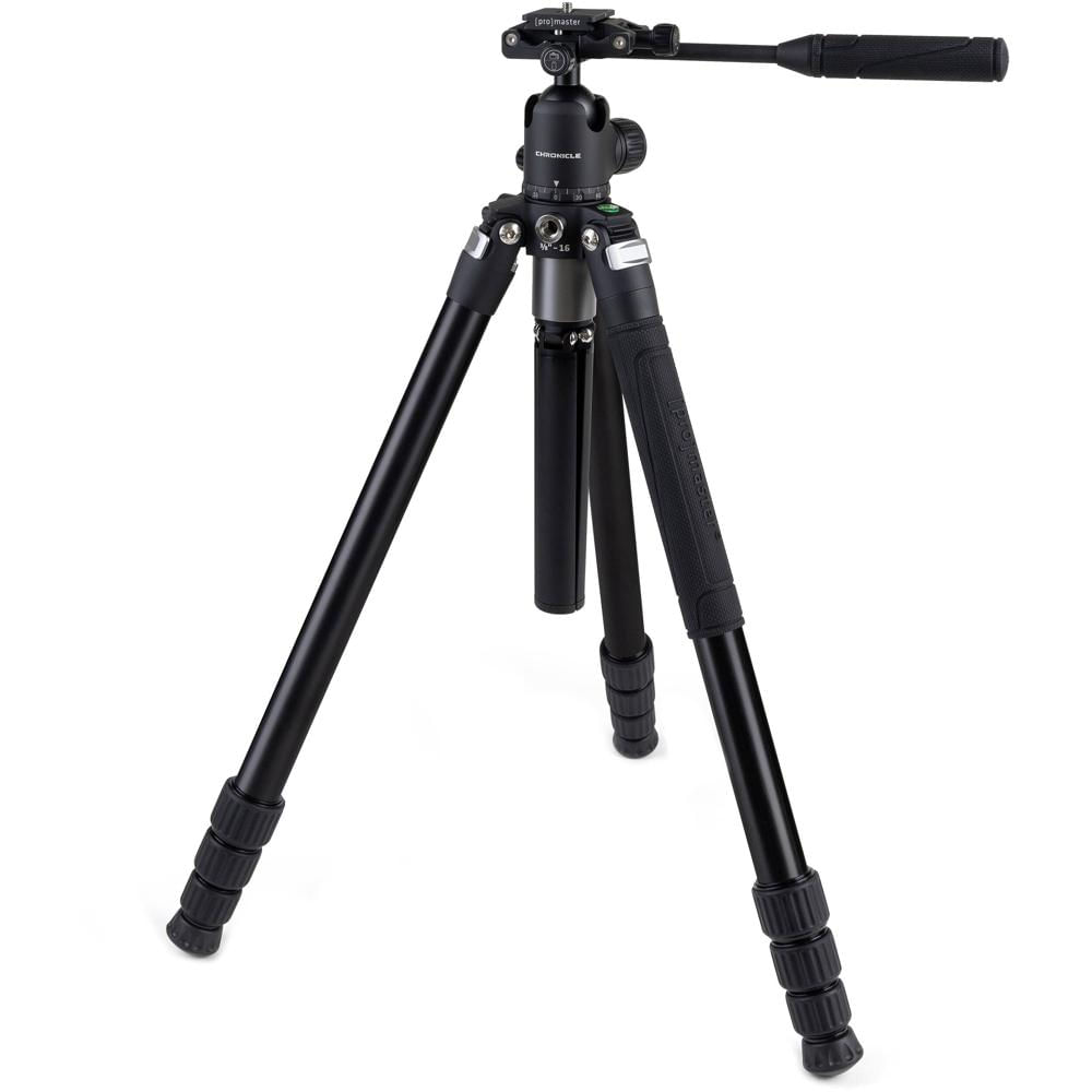 ProMaster Trípode de Aluminio Chronicle con Cabezal de Bola, Capacidad de Carga 22 lb, Al