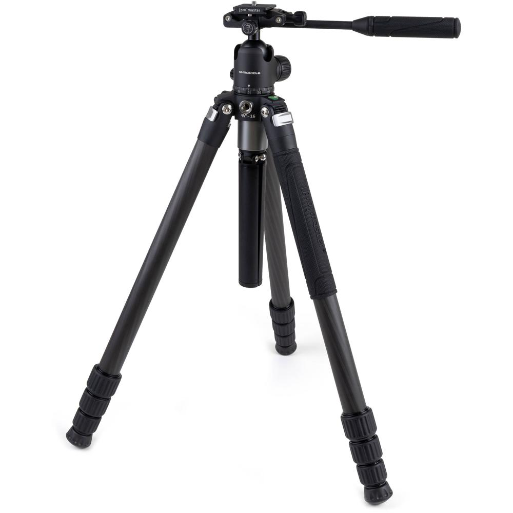 ProMaster Trípode de Carbono Chronicle con Cabezal de Bola, Capacidad de Carga 22 lb, Alt