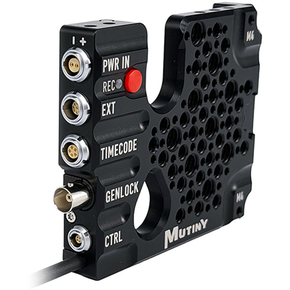 MUTINY X-SIDE IO para RED KOMODO-X - Placa de Distribución de Energía con Conectores 9-P