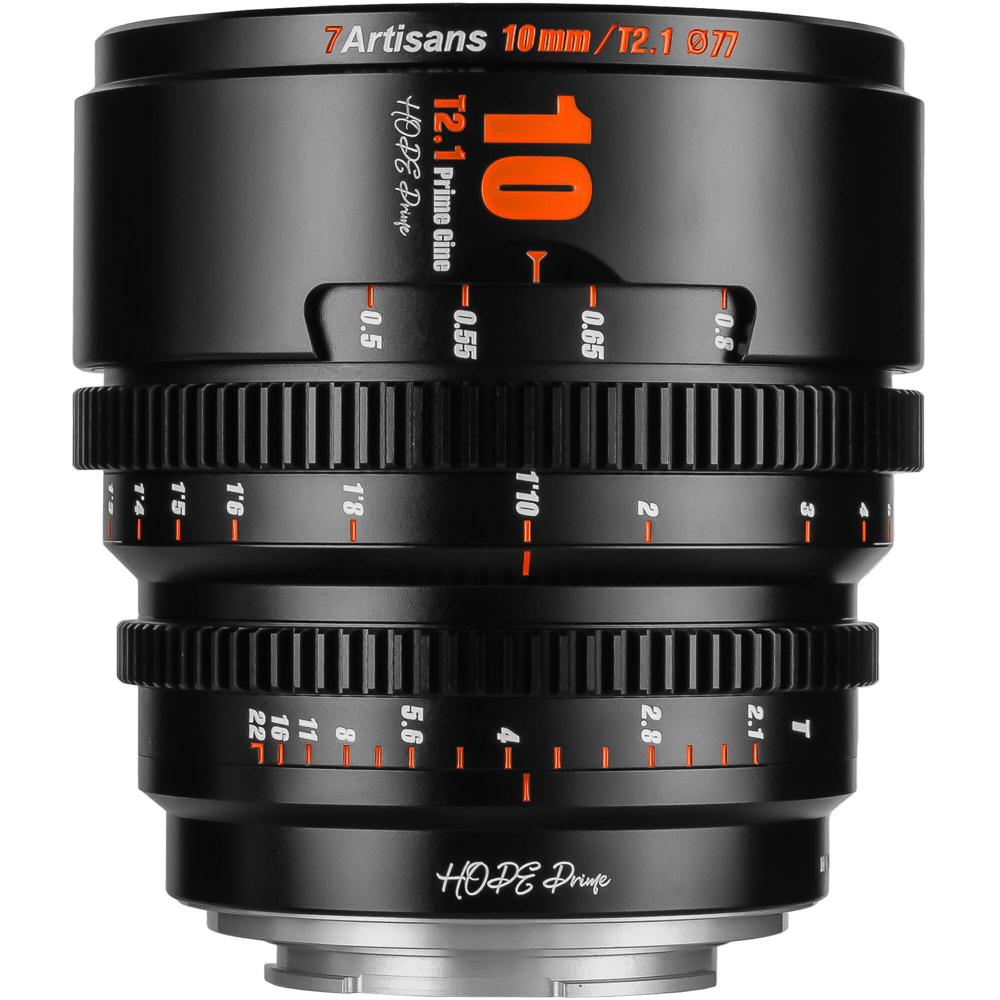 7Artisans Lente Cine Hope 10mm T2.1 para FUJIFILM X - Apertura T2.1, Diseño Compacto, 260