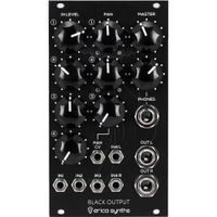 Erica Synths Mixer Eurorack Black Output V2 14 HP con 4 Canales de Entrada y Salida Balanc