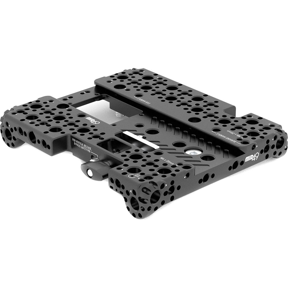 MID49 Placa Superior para Sony BURANO con Montajes 1/4""-20 y 3/8""-16