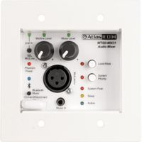 AtlasIED Mezclador de Pared Analógico 3x1 Mic/Línea WTSD-MIX31K con Bluetooth y Salida B