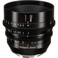 7Artisans L Mount 35mm T2.0 Spectrum Prime Cine Lens - Apertura T2, 82mm Filtro, 10 Lamas