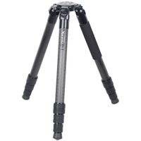 XILETU L-404C Tripode de Carbono Pro Estable 66.1 lb de Carga, Altura Máxima 62.6""