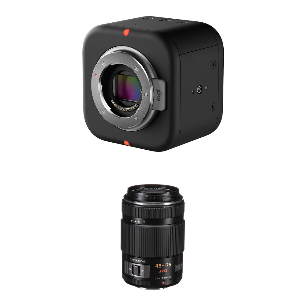 Logitech Mevo Core Cámara UHD 4K con Lente Panasonic 45-175mm, Captura hasta 4K30, Stream