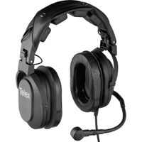RTS HR-2R Auricular Doble Cara con Conector A4M, Reducción de Ruido Pasiva de 21 dB, Micr
