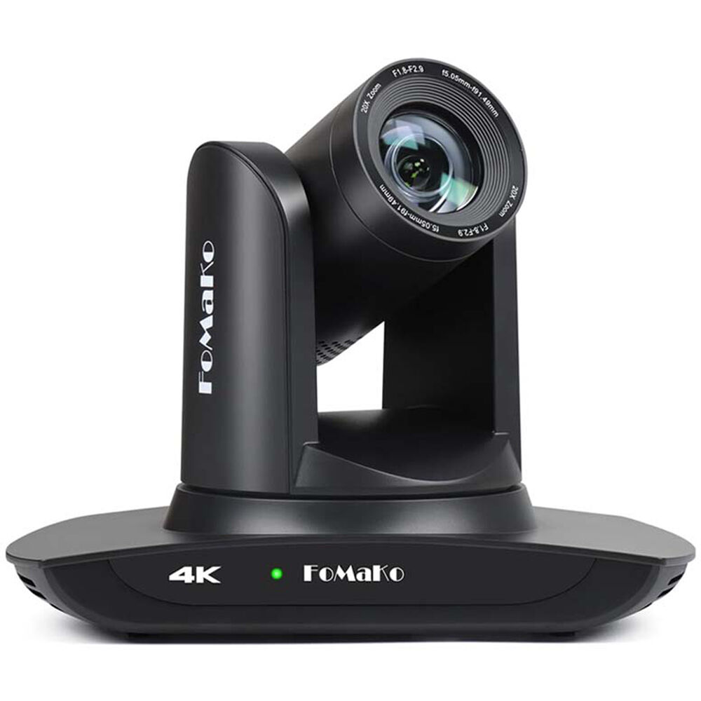 FoMaKo K20UH Cámara PTZ 4K HDMI con Auto-Tracking AI y Zoom Óptico de 20x