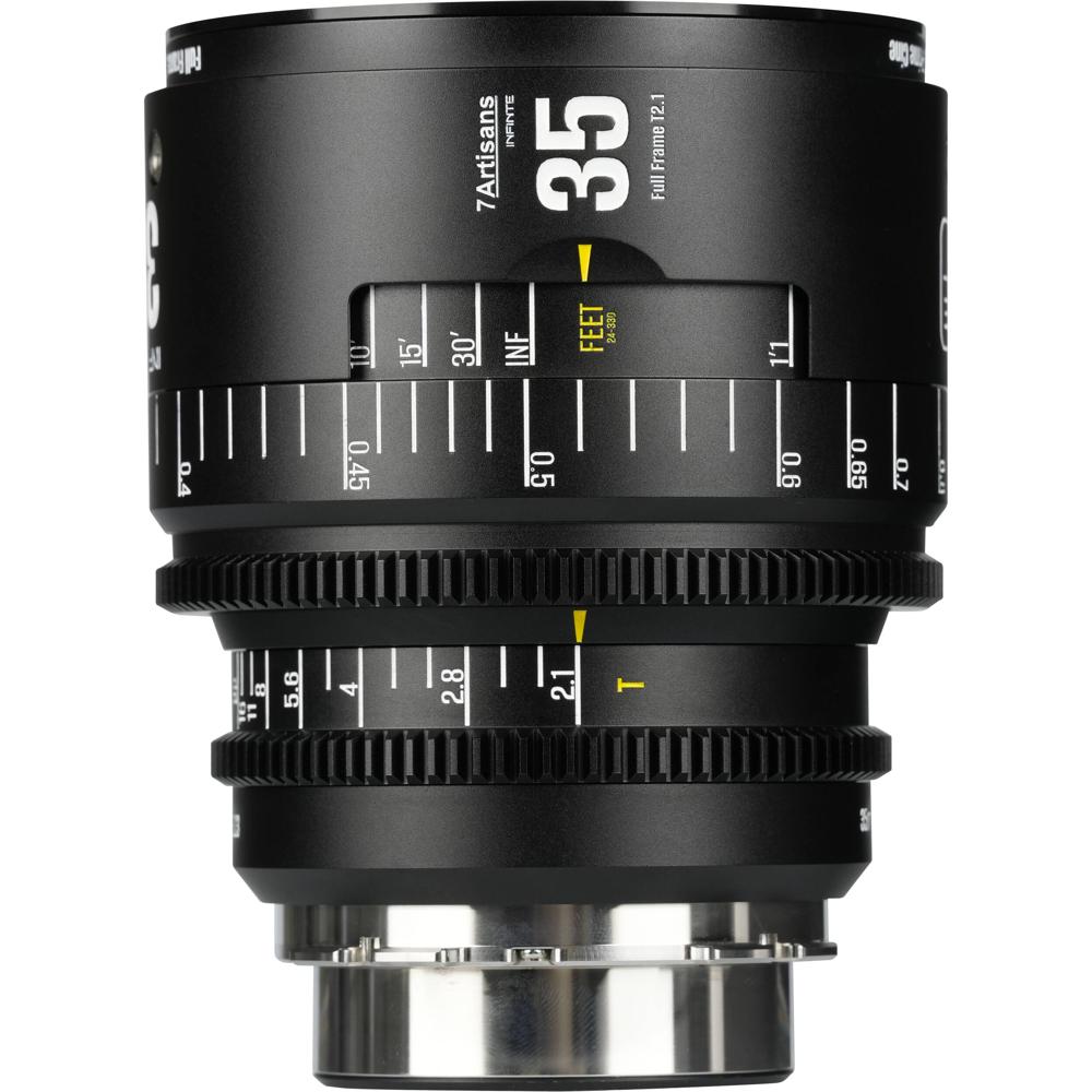 7Artisans INFINTE 35mm T2.1 Cine Lens ARRI PL - Apertura T2.1, 62.9° FOV, 14 Elementos en