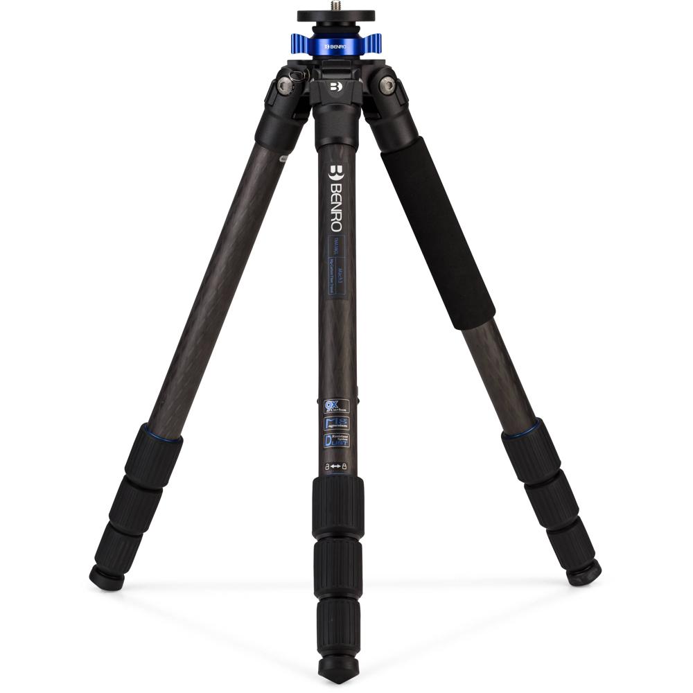 Benro TMA38CL Tripode de Carbono Serie 3 Mach3 - Capacidad de Carga 35.3 lb, Altura Máxim