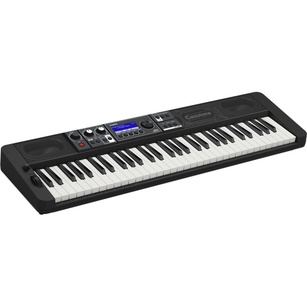 Casio Teclado Portátil CT-S500 con 61 Teclas Sensibles al Tacto, 800 Sonidos AiX y 243 Ri