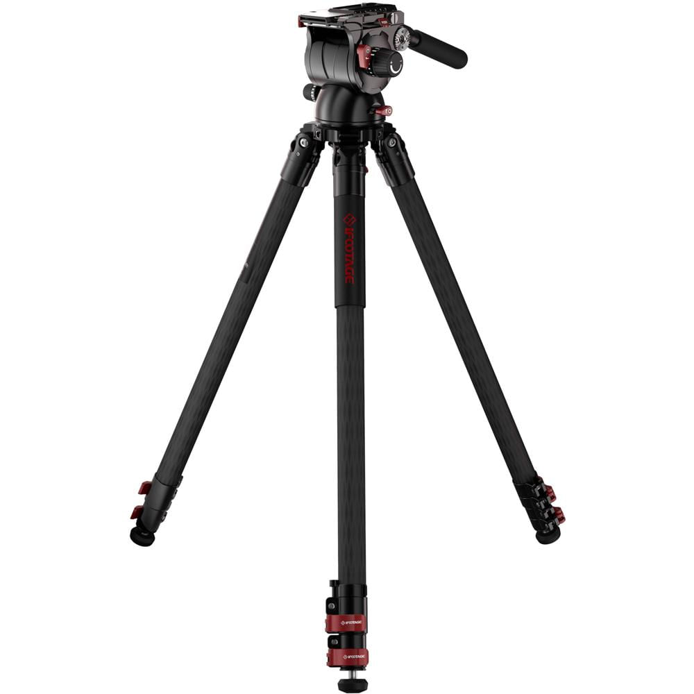 iFootage Tripode Gazelle TC9-Fastbowl con Cabezal Fluido Komodo K7 - Capacidad de 15.43 lb