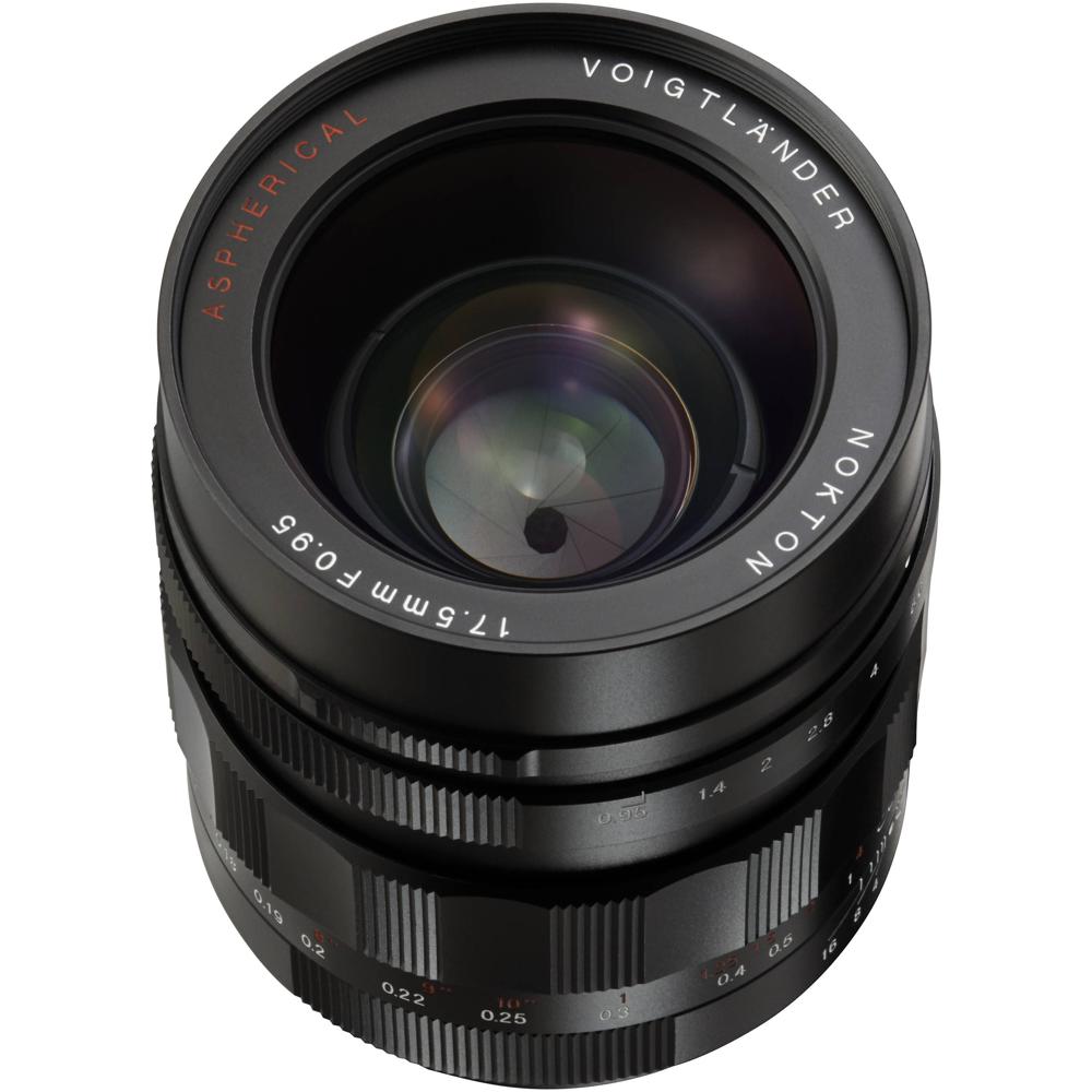 Voigtlander Nokton 17.5mm f/0.95 Lente para Cámaras Micro Cuatro Tercios - Abertura Máxi