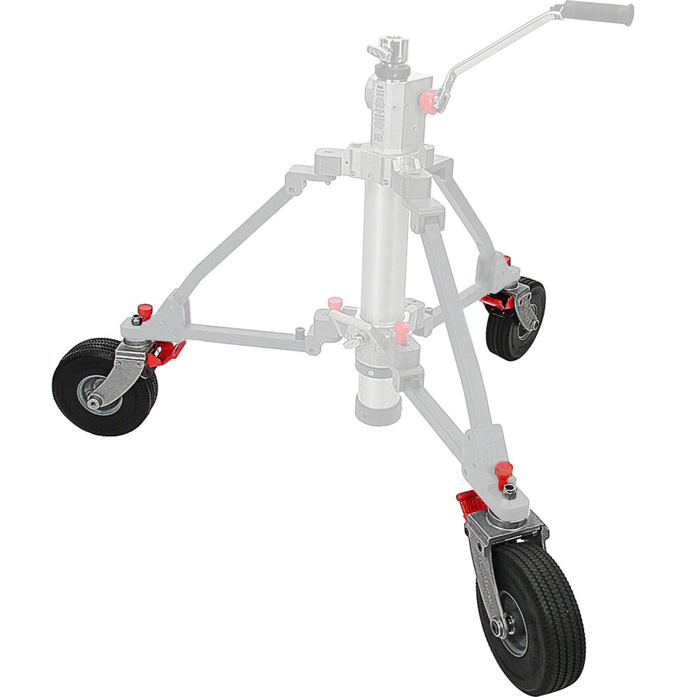 Matthews Big Boy Wheels Set de 3 para Soportes Crank Vator III - Ruedas con Frenos y Monta