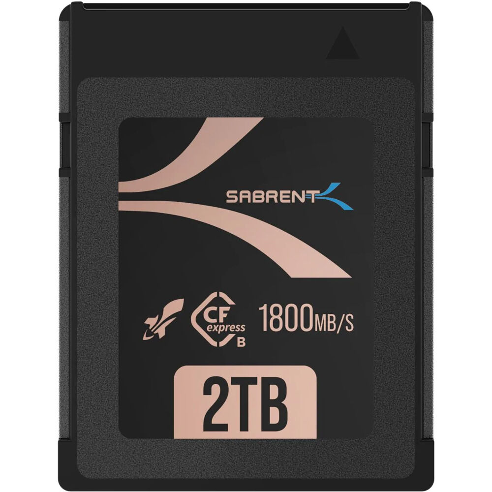 Sabrent Tarjeta de Memoria CFexpress Type B 2TB Rocket CFX - Velocidades de Lectura 1800 M