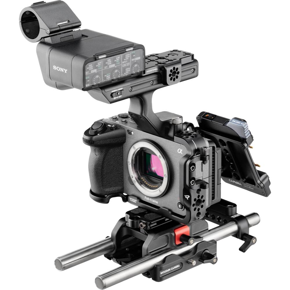 Wooden Camera Sistema de Accesorios para Sony FX3/FX30 - Cage, Placas Cheese, Montura Gold