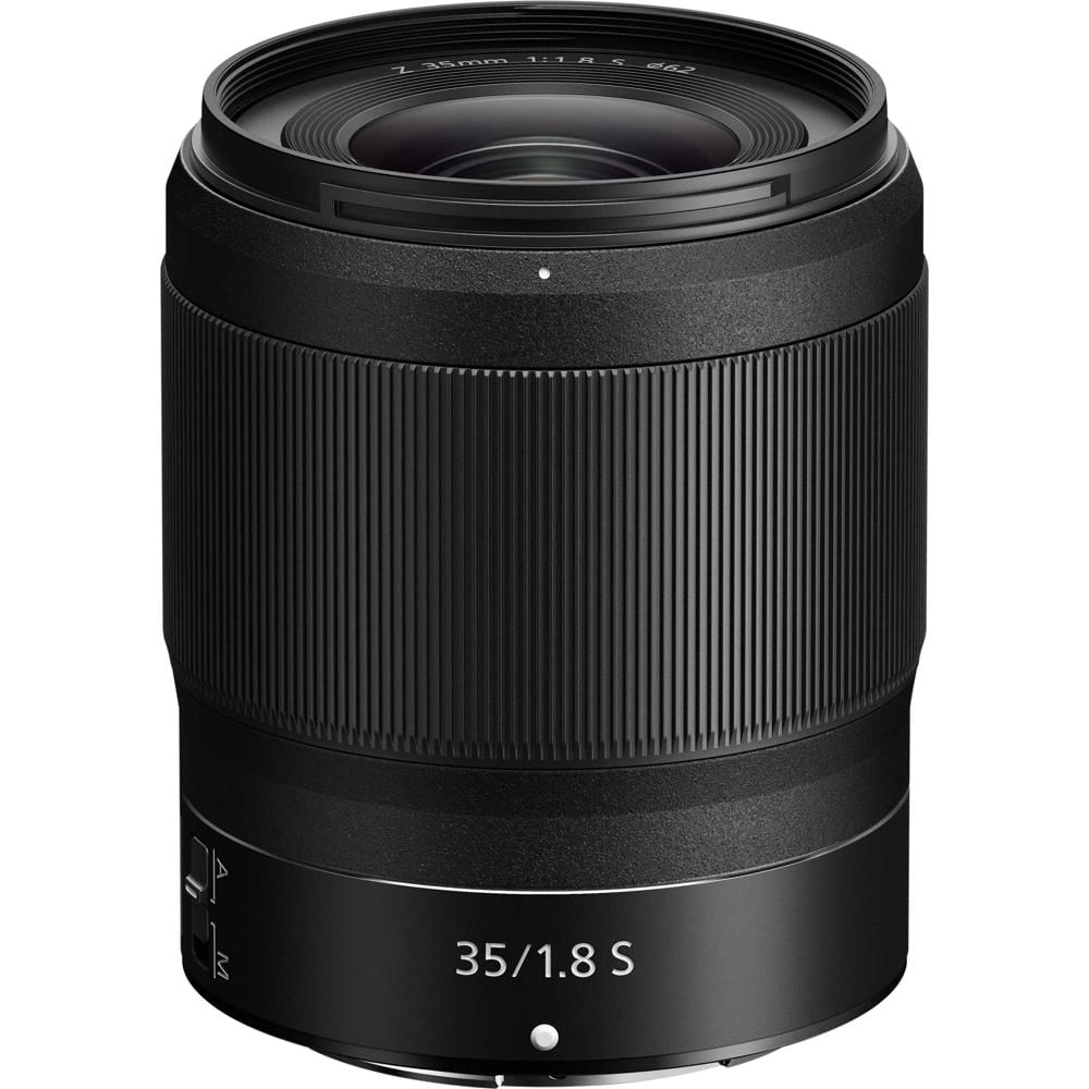 Nikon NIKKOR Z 35mm f/1.8 S - Lente Prime Gran Angular con Abertura f/1.8, Elementos ED y
