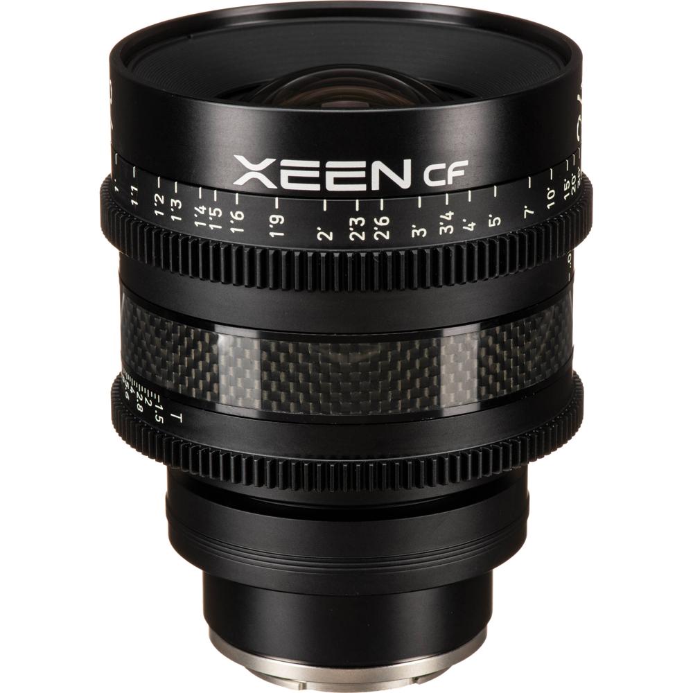 Rokinon XEEN CF 24mm T1.5 Lente Cine Pro (Montura E) - Carbono, T1.5, 11 Láminas, 95mm Di