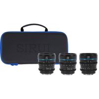 Sirui Night Walker T1.2 S35 Cine 3-Lens Set 24, 35 y 55mm - Abertura T1.2, Montura Micro C