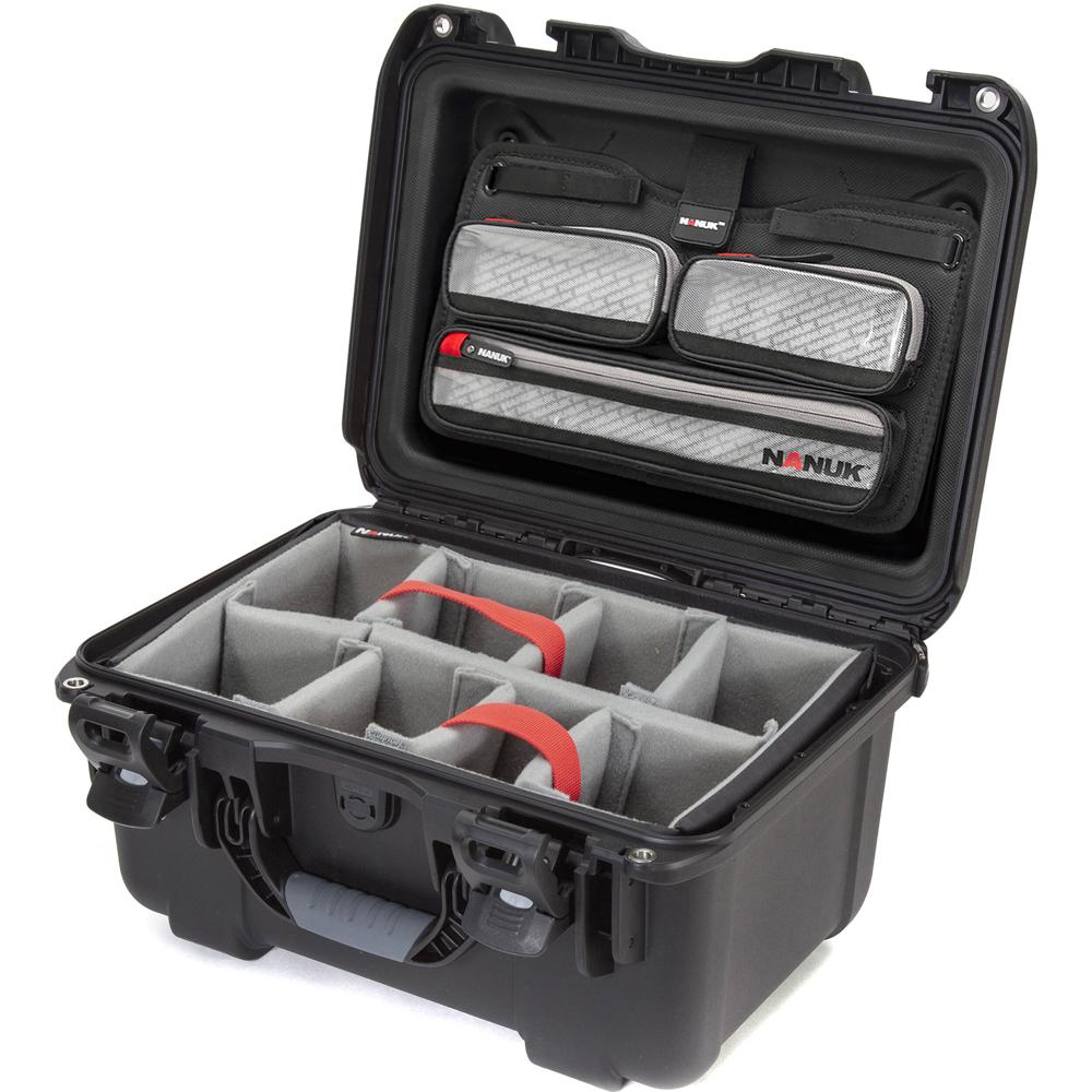 Nanuk 918 Estuche Duro Pro Photo Kit Negro 21L con Divisores Padded y Sistema de Cierre Po