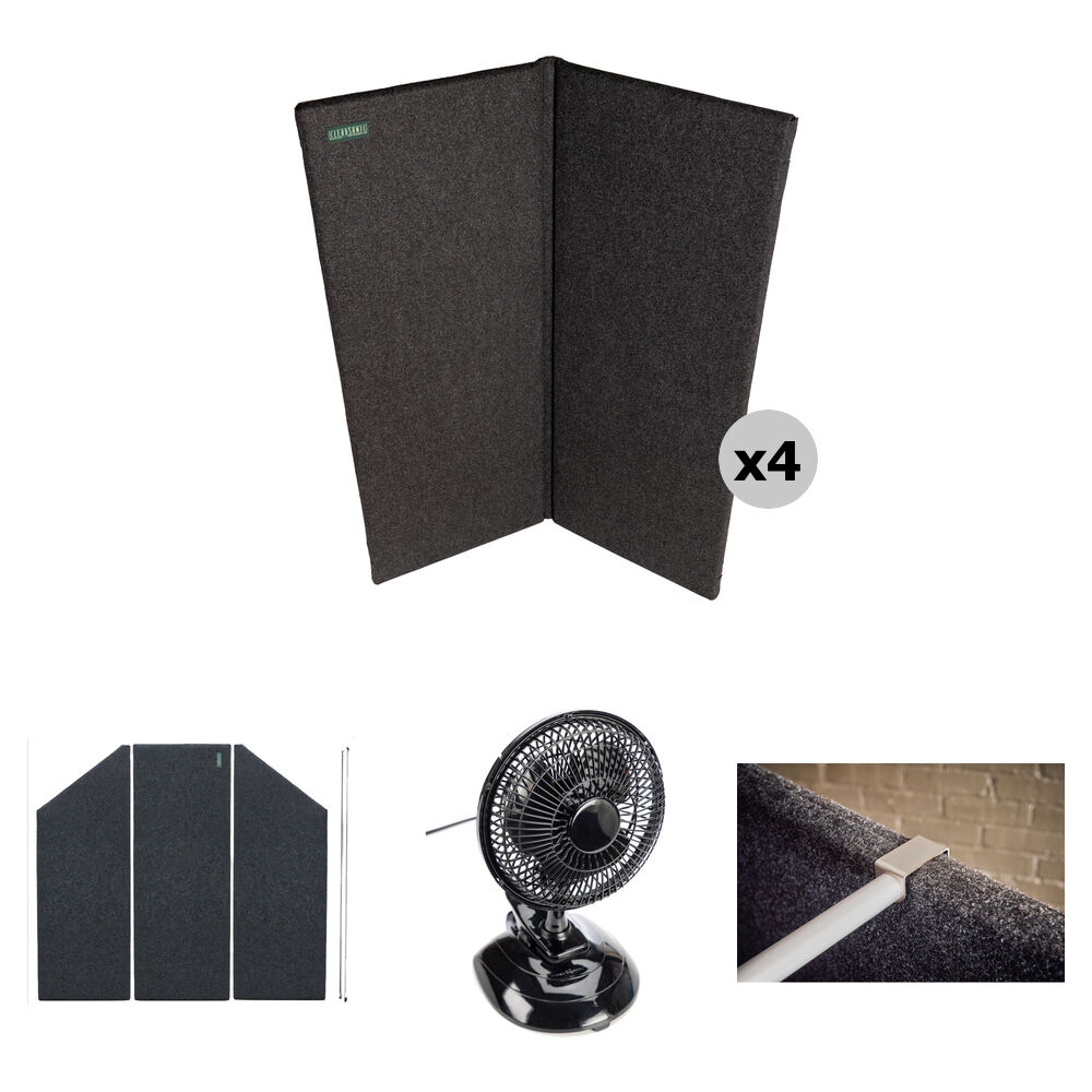 ClearSonic HPC HomePac C S2466x2 Kit de Aislamiento Acústico para Batería con 4 Paneles