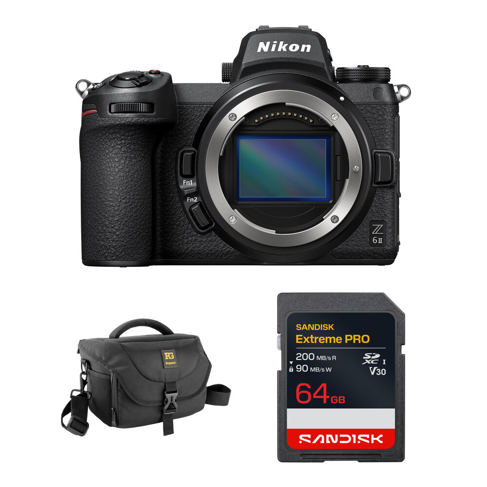 Nikon Z6 II Cámara Mirrorless 24.5MP con Accesorios Básicos
