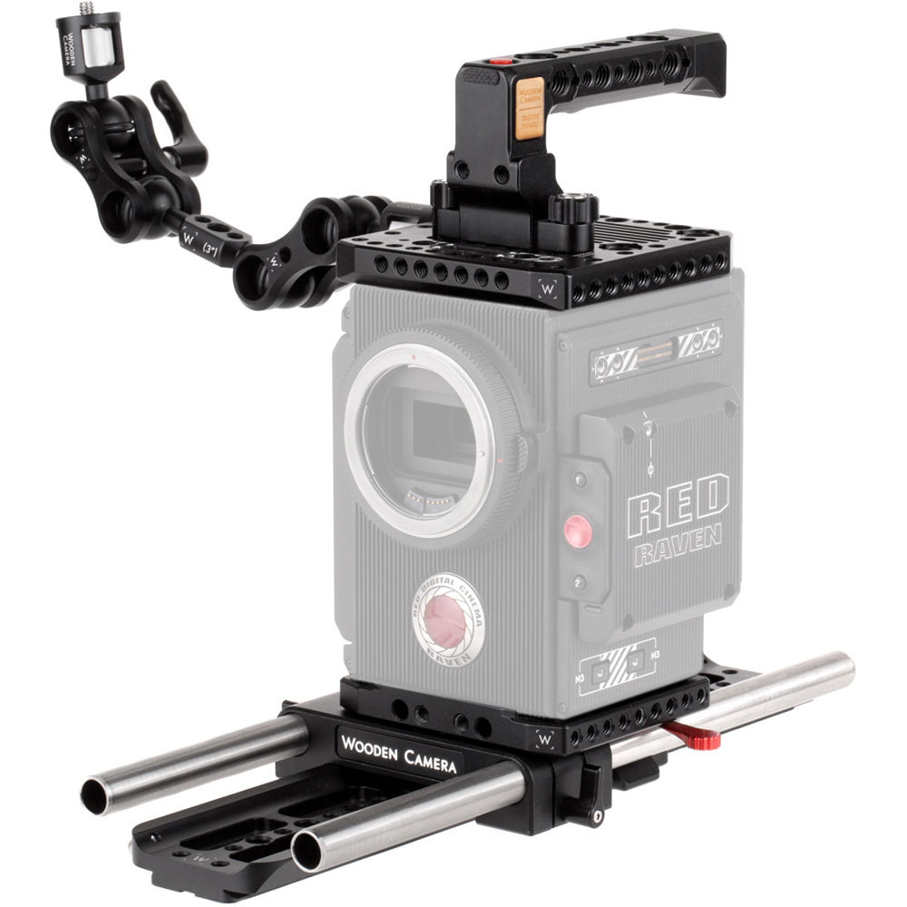 Wooden Camera Kit Accesorios DSMC2 (Pro, 15mm Studio) - Incluye Placa Easy Riser, Placa de