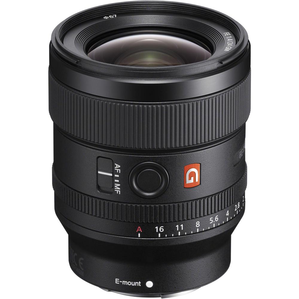 Sony FE 24mm f/1.4 GM Lente E-Mount Full-Frame con Apertura f/1.4, Elementos XA y ED, Recu
