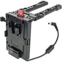 CAME-TV Shoulder Mount Baseplate & V-Mount Battery Plate para Sony FX6 - Baseplate de 15mm