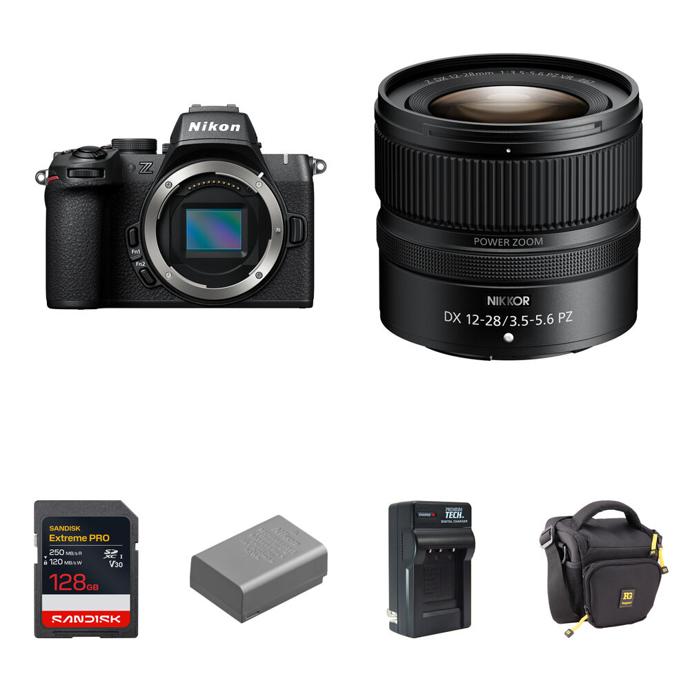 Nikon Z50 II Cámara Mirrorless con Lente NIKKOR Z DX 12-28mm f/3.5-5.6 PZ VR, Sensor CMOS