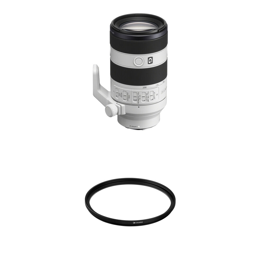 Sony FE 70-200mm f/4 Macro G OSS II Lente Telefoto Zoom con Filtro UV de 72mm