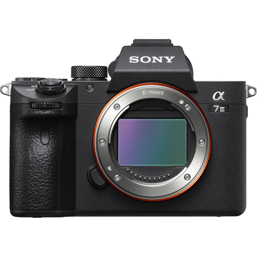 Sony Cámara Mirrorless a7 III - Sensor Exmor R BSI de 24.2MP, Procesador BIONZ X, AF Híb