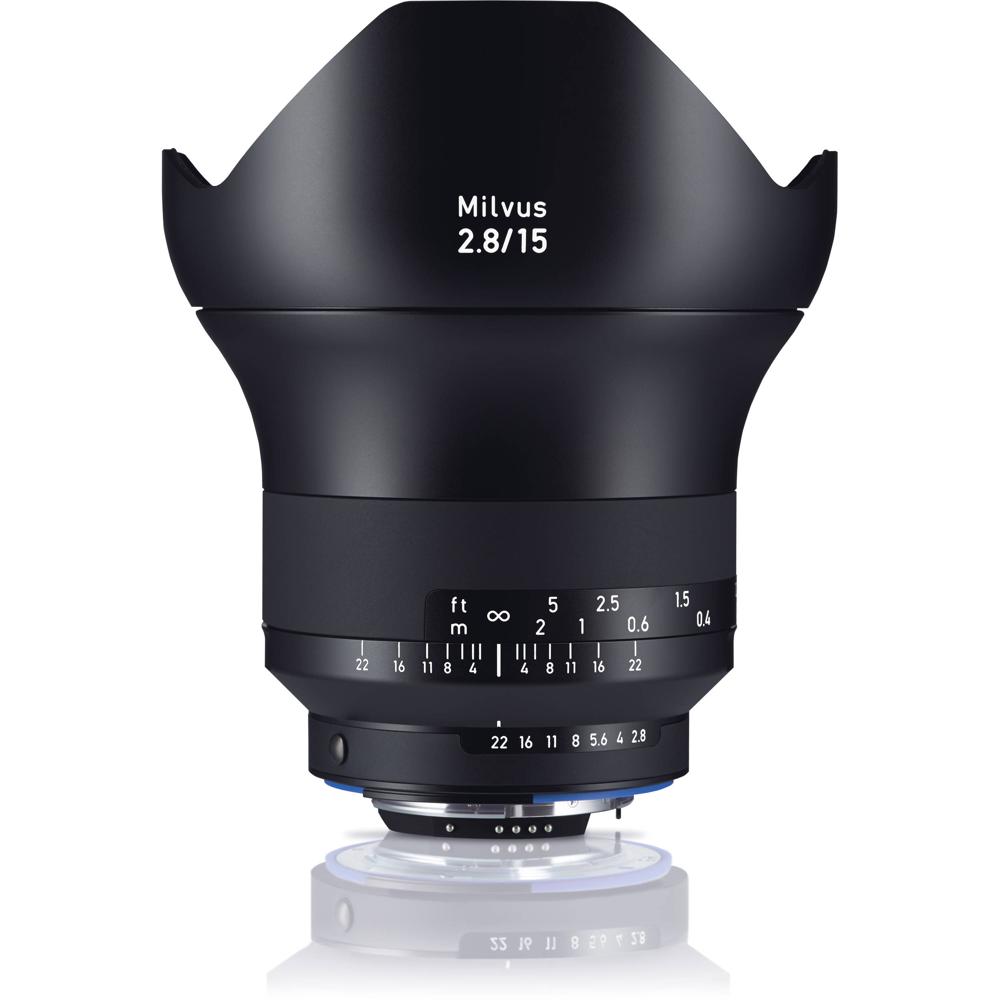 ZEISS Milvus 15mm f/2.8 ZF.2 Lente para Nikon F - Diseño Distagon, Sellado contra Climas,