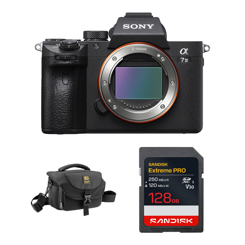 Sony a7 III Cámara Sin Espejo 24MP con Accesorios Básicos