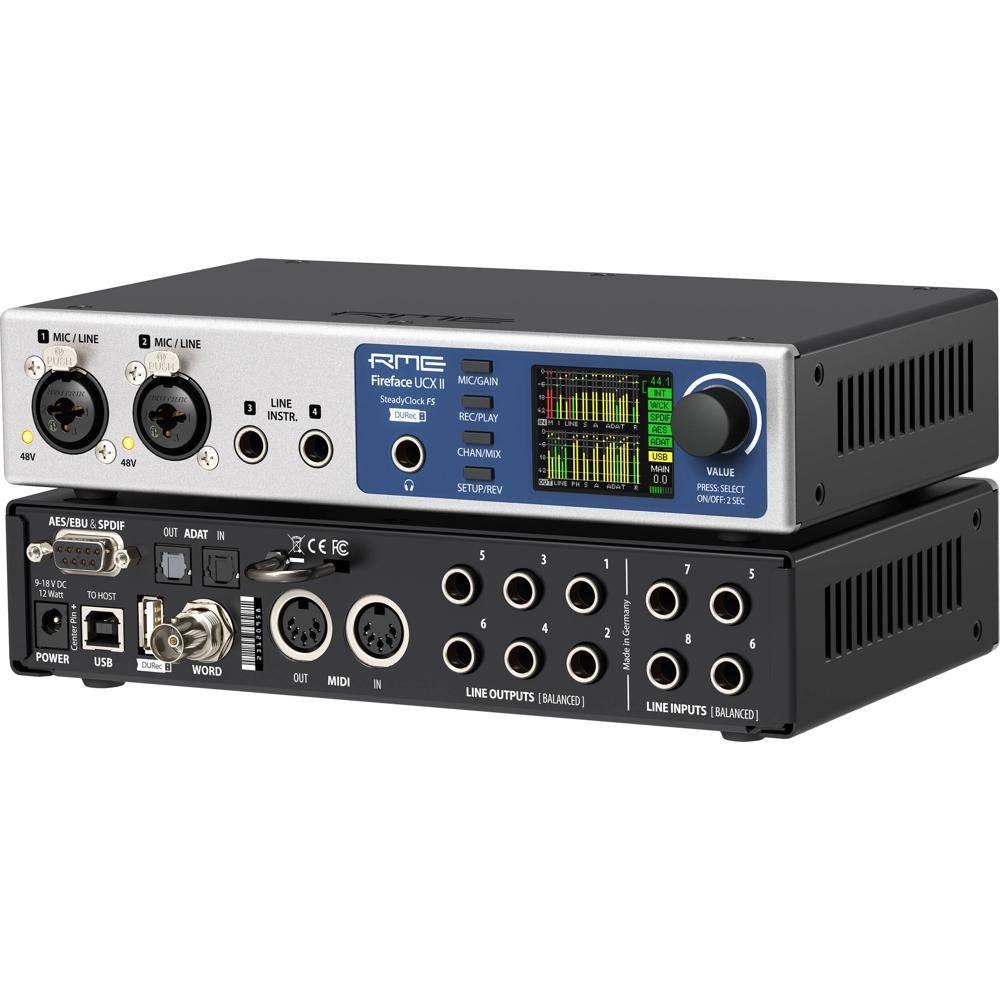 RME Fireface UCX II Interfaz de Audio/MIDI USB-B 40-Channel, 24-Bit/192 kHz, 8 Entradas An