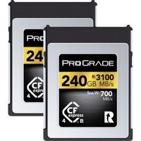 ProGrade Digital Tarjeta de Memoria CFexpress 4.0 Type B Gold 240GB - 2 Pack, Velocidades