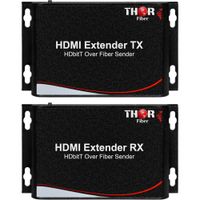 Thor Kit Transmisor y Receptor HDMI sobre Fibra Óptica F-HDMI - Soporta Resoluciones HDTV