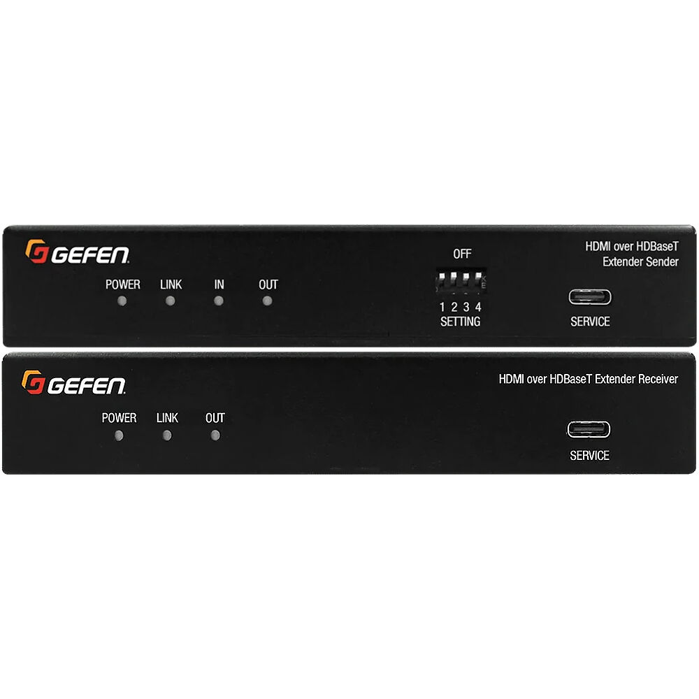 Gefen Extensor HDMI 2.1 sobre HDBaseT 8K - Transmisor y Receptor, Soporta 8K60/4K120, Exte