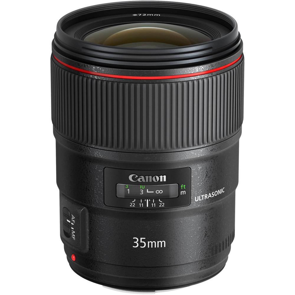 Canon EF 35mm f/1.4L II USM - Lente Gran Angular con Elemento de Óptica de Refracción de