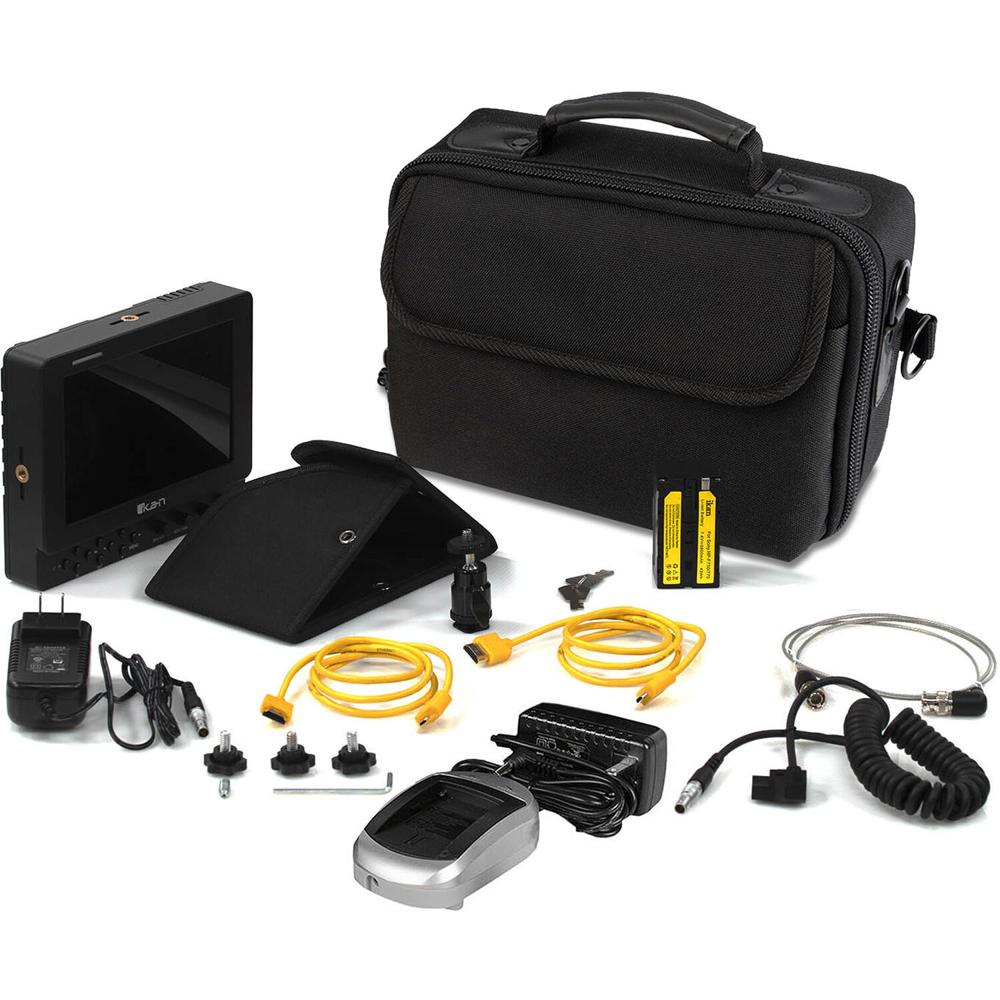 ikan Monitor On-Camera VXF2-V2 7"" 4K HDMI/3G-SDI con Tally y Kit Deluxe