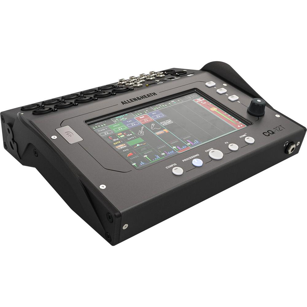 Allen & Heath CQ-12T Mezclador Digital Compacto de 12 Canales con Pantalla Táctil, 96 kHz