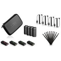 Cuebi Luces Tally Inalámbricas Modelo Set de 4 - Sistema Tally Multicámara Wi-Fi 2.4 GHz