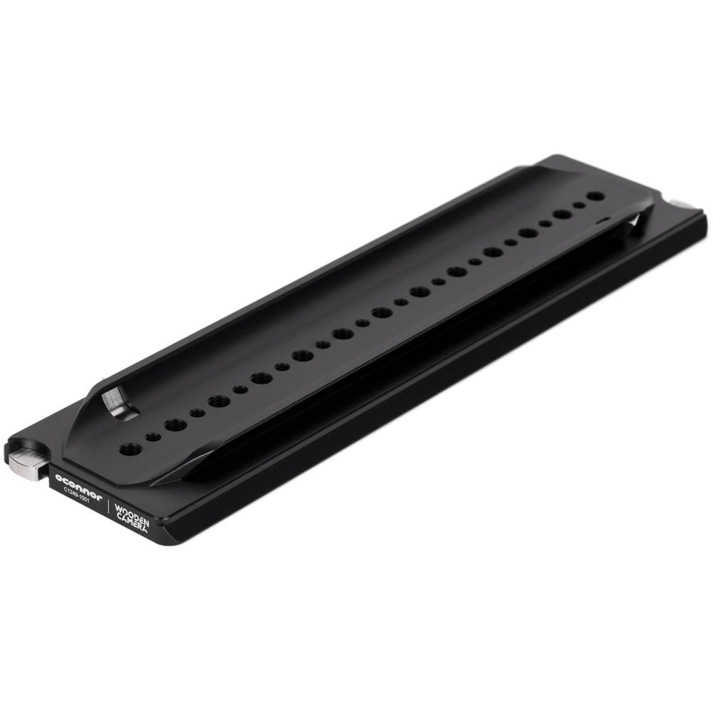 Wooden Camera Dovetail Plate ARRI-Standard 12"" para Oconnor 2575, 2065, 120EX - Aluminio,