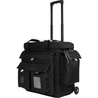 PortaBrace Funda de Producción Grande PC-1BOR con Ruedas Off-Road, Color Negro, 19 x 17 x