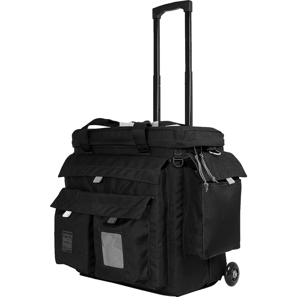 PortaBrace Funda de Producción Grande PC-1BOR con Ruedas Off-Road, Color Negro, 19 x 17 x