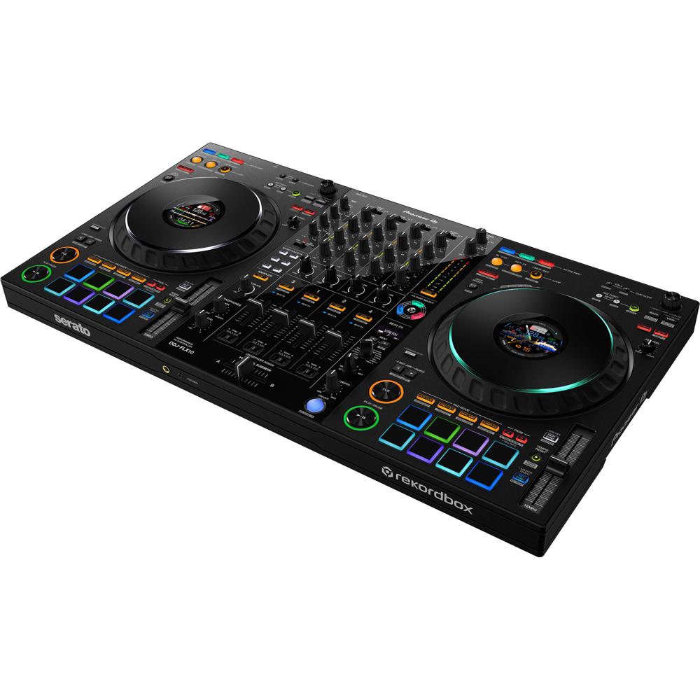 Pioneer DDJ-FLX10 Controlador DJ de 4 Canales con Separación de Pistas y Pantallas en Jog