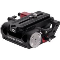 Wooden Camera Baseplate 15mm LWS para Canon C70 - Soporte de Riser, Placa Dovetail Arca-Ty