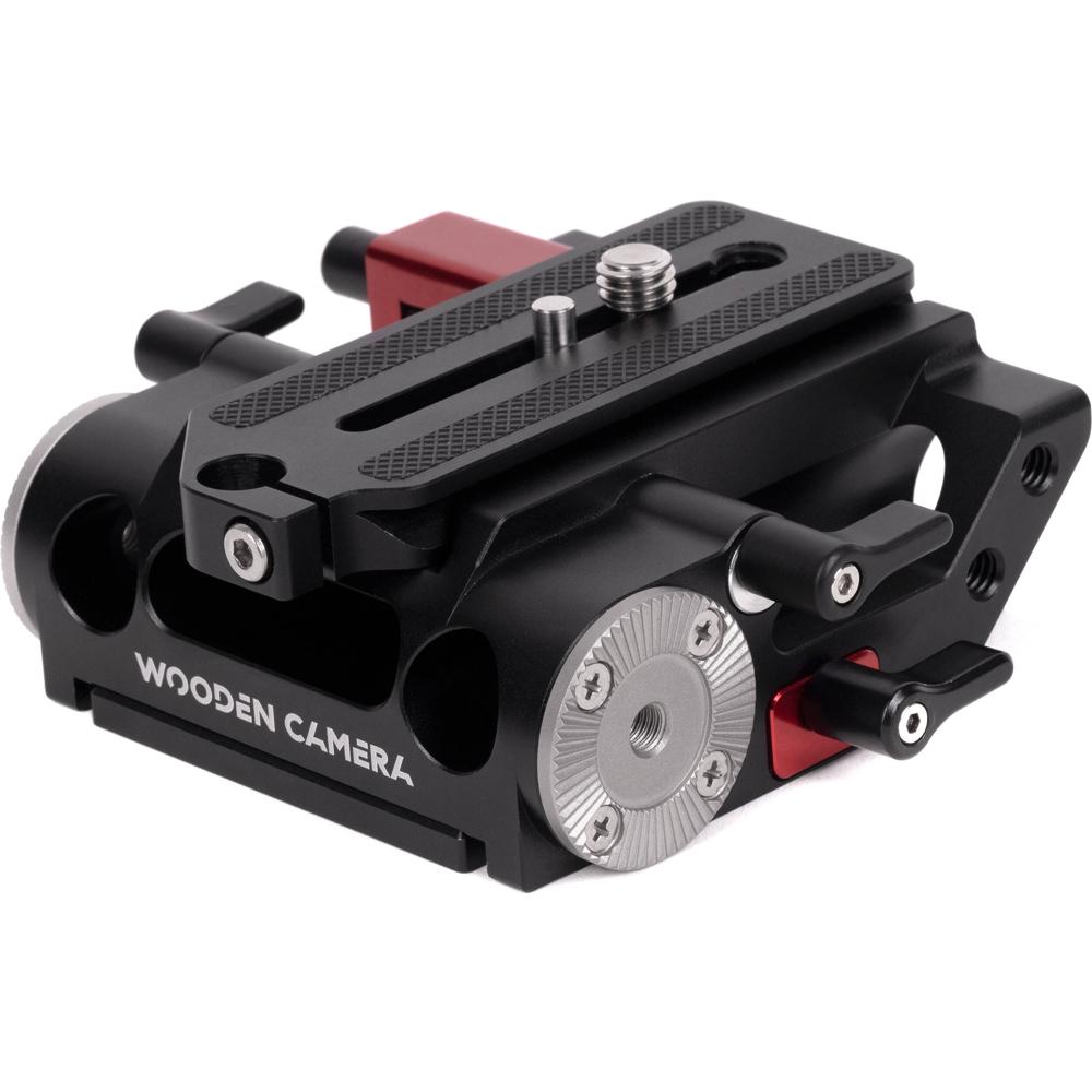 Wooden Camera Baseplate 15mm LWS para Canon C70 - Soporte de Riser, Placa Dovetail Arca-Ty