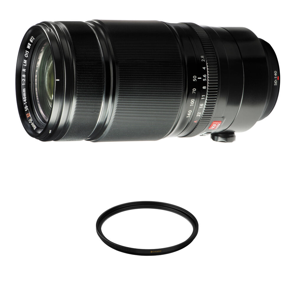 FUJIFILM XF 50-140mm f/2.8 R LM OIS WR Lente Telefoto con Filtro UV 72mm