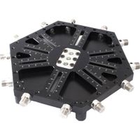 CINEGEARS Hex Mini Adjustable VR/360 Camera Rig System - Soporte para hasta 7 cámaras, co